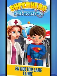 Superhero Kids ER Surgery Doctor- Hospital Games Screen Shot 8