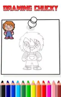 How To Draw Killer chucky (killer Chucky game) Screen Shot 5