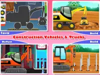 निर्माण वाहन और ट्रक बच्चों के Screen Shot 6