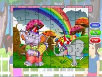 Con voi động vật ghép hình câu đố cho trẻ em Screen Shot 2