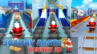 Subway Santa Surf Runner: Santa Run Game Adventure Screen Shot 0