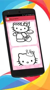 Coloring pages for Kitty Screen Shot 4