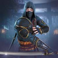 sombra ninja guerreiro lutando