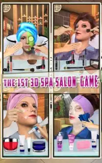 Face makeup & beauty spa salon makeover games 3D Screen Shot 4