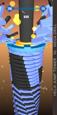 Stack Ball : Drill 3d helix jump tower oyun Screen Shot 1