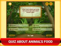 Wild Zoo Animals Quiz Fun приложение Screen Shot 3