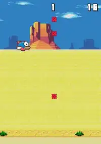 Pixel Guard : Explosive Flappy Bird Screen Shot 2