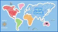World Map Puzzle Screen Shot 8