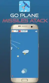 Go Plane - Missiles attack Blue Sky Screen Shot 3