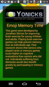 Emoji Memory Time Screen Shot 4