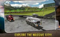 Truk Sopir Mobil Transporter 3D: Besar Truk Parkir Screen Shot 8