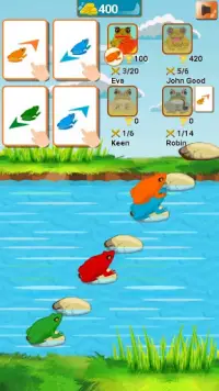 Jumping Frogs Race Multiplayer Screen Shot 4