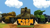 Toon Wars: Juegos de Tanques Multijugador Gratis Screen Shot 0