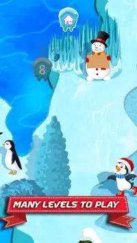 hockey de aire con pingüinos Screen Shot 3