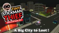 Tiny stickman thief crime simulator 2019 Screen Shot 0