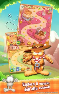Garfield Chef: cibo in gioco Screen Shot 1