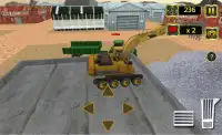 Betão Escavadeira trator Sim Screen Shot 1