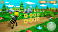 lustiges Bienen-Läufer-Spiel Screen Shot 0