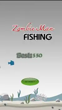 Zombie Man Fishing Screen Shot 0