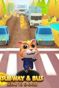 Pet Run : Online Talking Cat Screen Shot 1