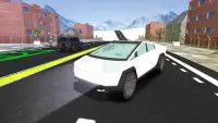 Cyber ​​Truck Snow Drive: Xe bán tải Screen Shot 5