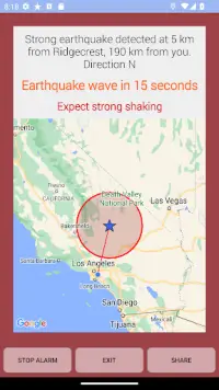 Earthquake Network Screen Shot 0