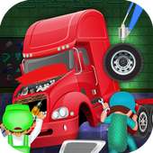 Trailer Truck Builder Factory: Mechanic Garage Sim