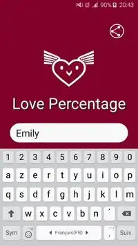 Love percentage Screen Shot 1
