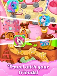3 Сandy: Pony Tale - Free puzzle games for girls Screen Shot 4