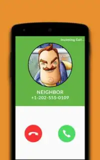 Neighbor Killer Fake Calling Simulator Screen Shot 0