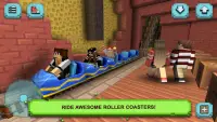Theme Park Craft: Build & Ride Screen Shot 2