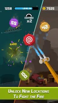 Fight the Fire: Cannon Shooter Screen Shot 2