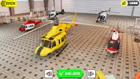 City Helicopter Fly Simulation Screen Shot 2