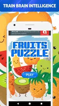 Fruit & Vegetable Puzzles For Kids Screen Shot 0