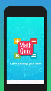 Maths Quiz Puzzle for Brain Test Screen Shot 0