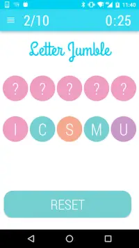 Letters and Math Quiz Game Screen Shot 1