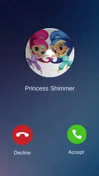 Princess Shimmer with Shine Video Call & Chat Screen Shot 1