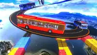 Szalony Bus Impossible jazdy Stunts Simulator 2018 Screen Shot 4