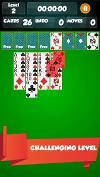 Freecell Solitaire -Card Games Screen Shot 2