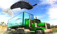 Simulador de caminhão de transporte de baleias Screen Shot 0