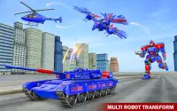 Tank Robot Game 2020 – Police Eagle Robot Car Game Screen Shot 1