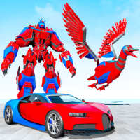Duck Robot Car Transform: War Robot Game