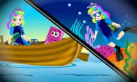 Underwater Escape - Girl Game Screen Shot 0