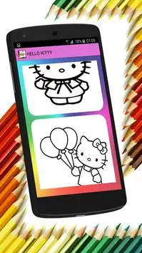 Coloring Book for Kitty Cat Screen Shot 3