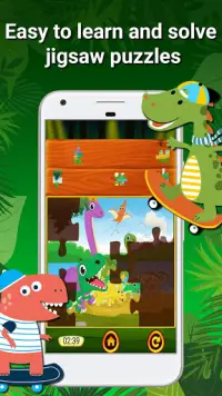 Dinosaurier-Spiele - Rätsel für kleine Kinder Screen Shot 4