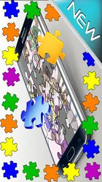 Puzzle of anime singer hatsune rika rin jigsaw Screen Shot 0