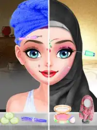 Muslim Hijab Makeover And Hand Art Screen Shot 3
