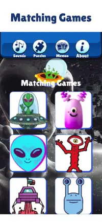 Space Games For Kids: Aliens Screen Shot 3