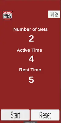 Ninja Training Timer Screen Shot 1