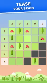 Tents and Trees: Puzzle game Screen Shot 0